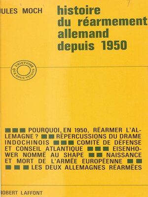 cover image of Histoire du réarmement allemand depuis 1950